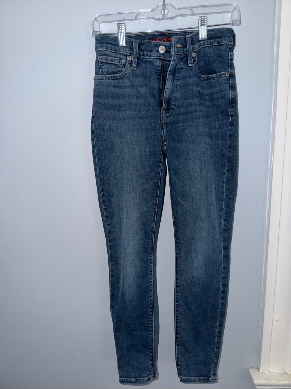 Lucky Brand Women’s High Rise Skinny Jeans Size 4/27 Medium Wash Stretch Denim
